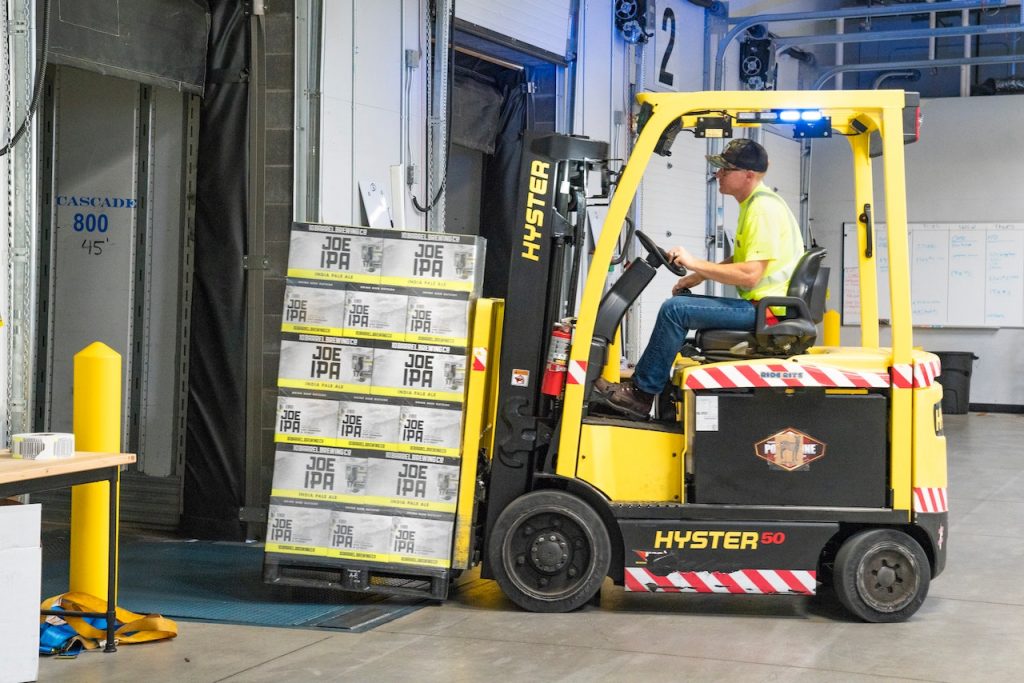 What are turret trucks used for?